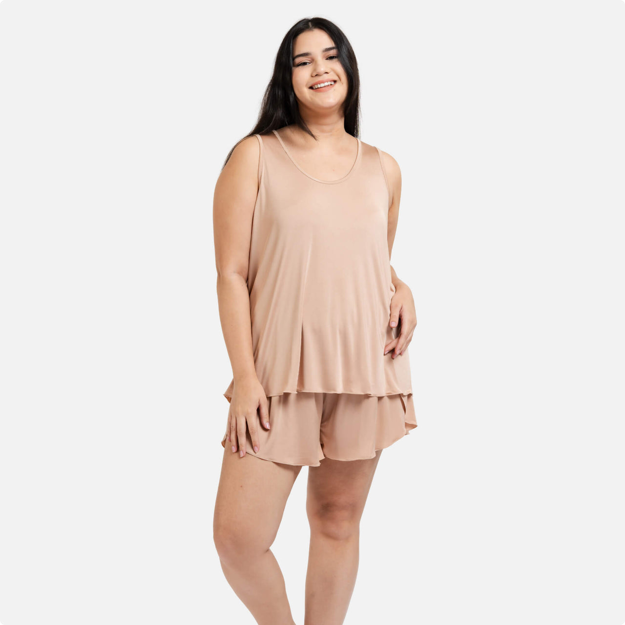 Shorts Set - Champagne Gold