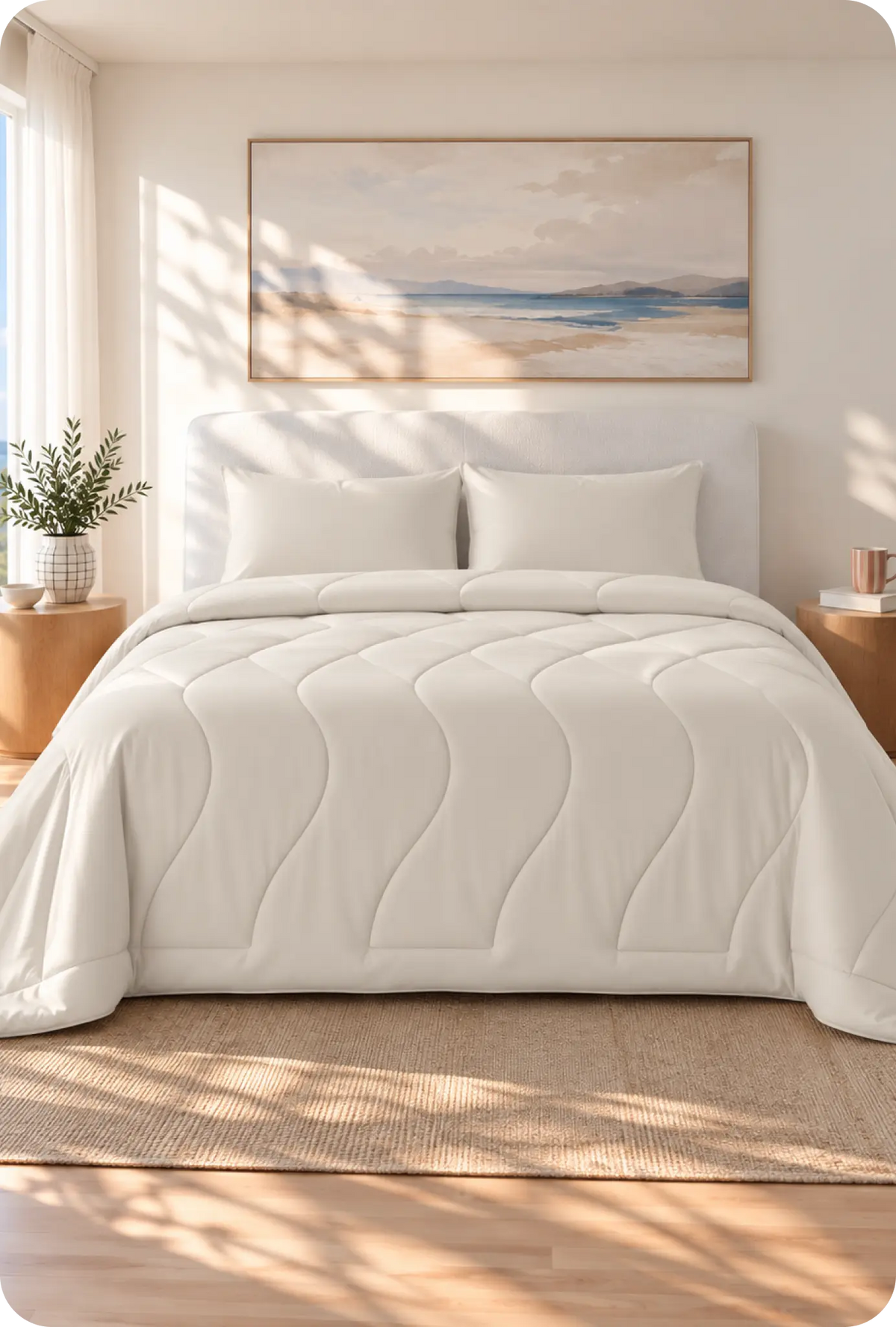 Evercool® Cooling Blanket Comforter - Snow Ivory