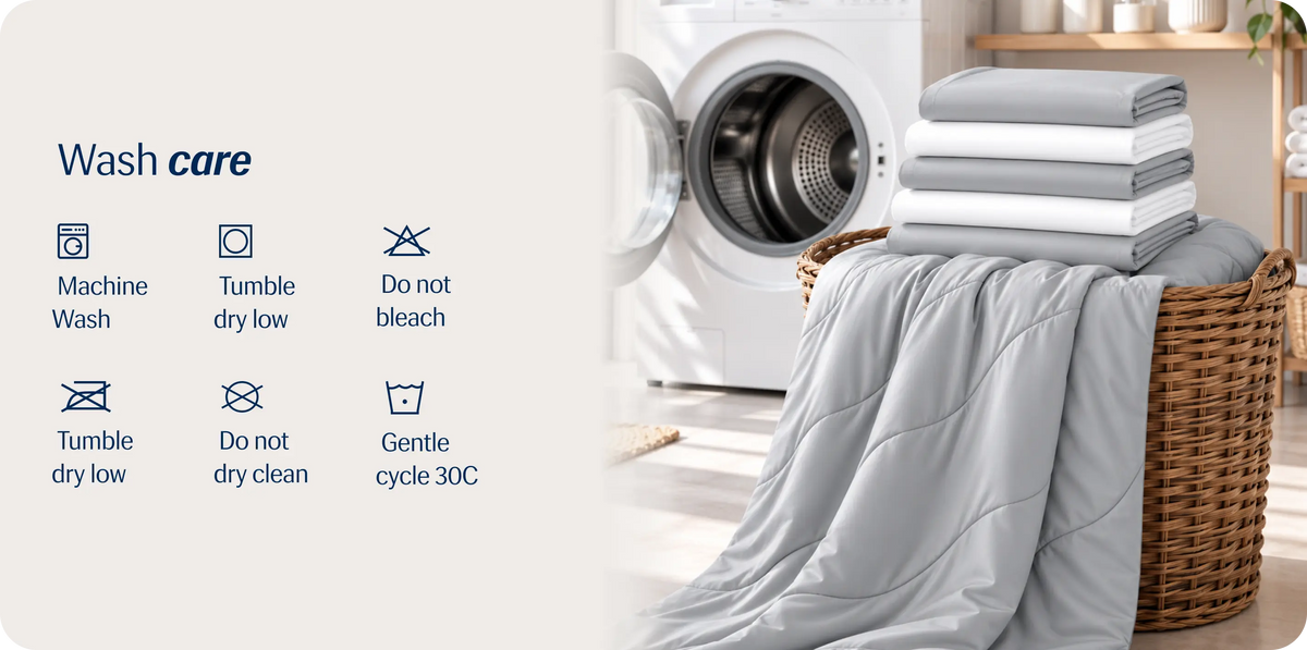 Evercool® Cooling Blanket Comforter - Cool Grey
