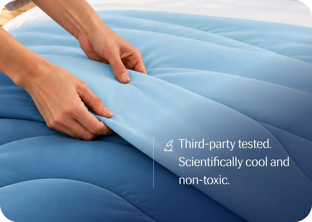 Evercool® Cooling Blanket Comforter - Aqua Blue