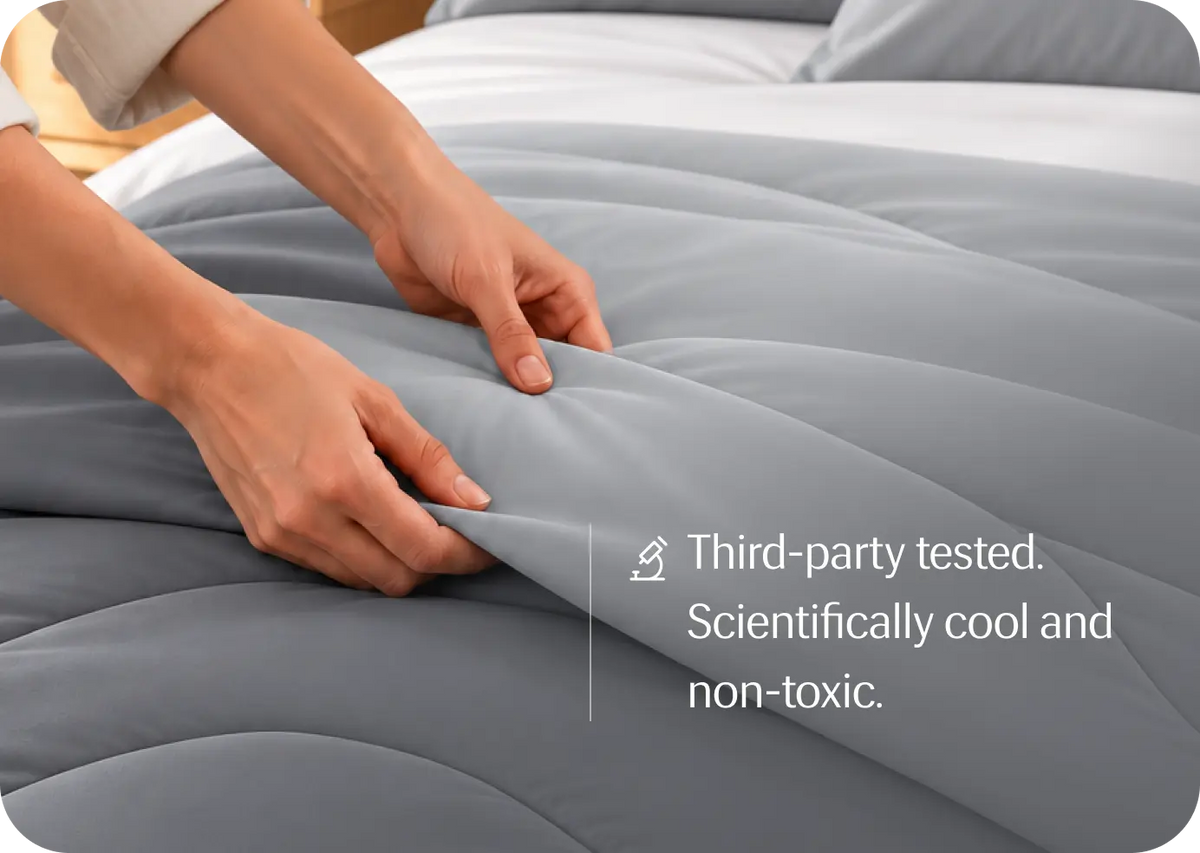 Evercool® Cooling Blanket Comforter - Cool Grey