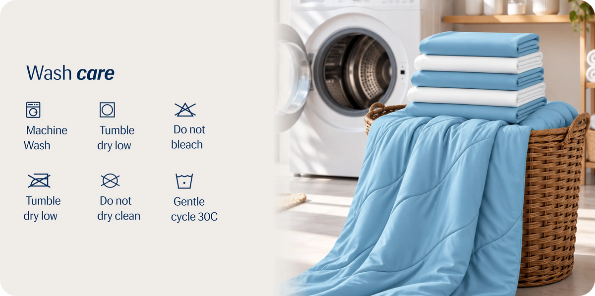 Evercool® Cooling Blanket Comforter - Aqua Blue