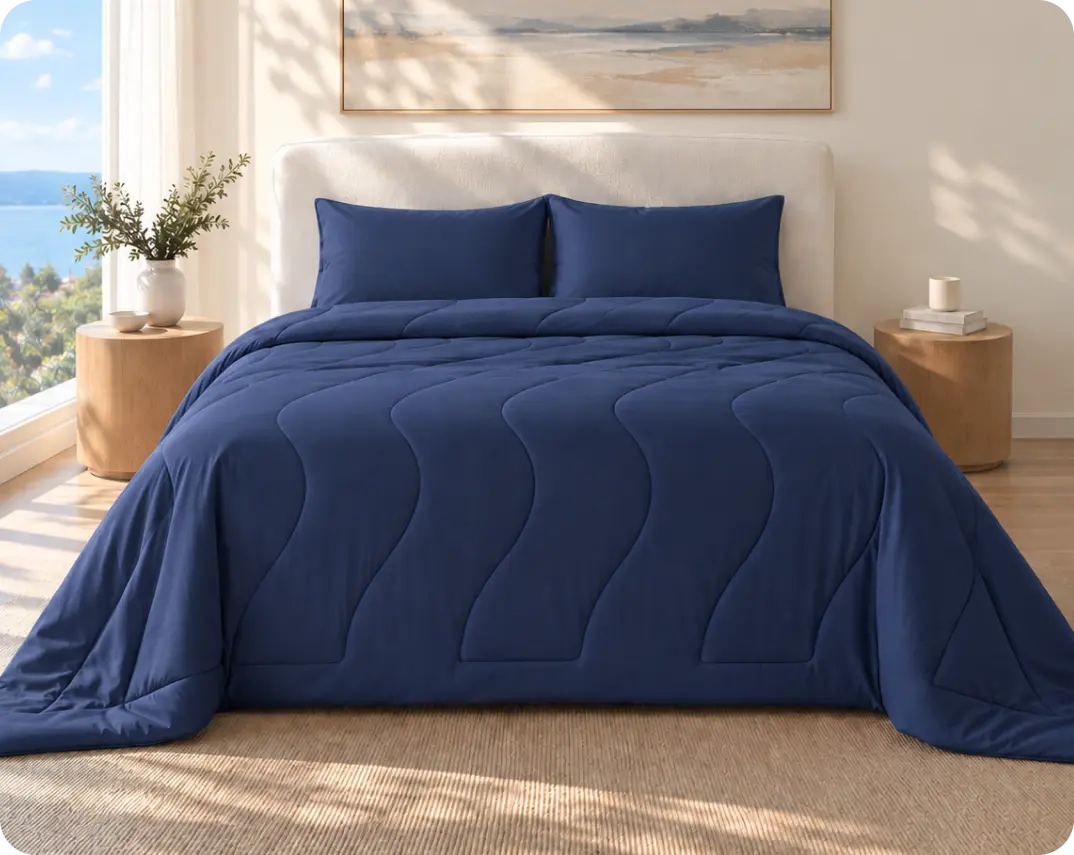 Evercool® Cooling Blanket Comforter - Midnight Blue