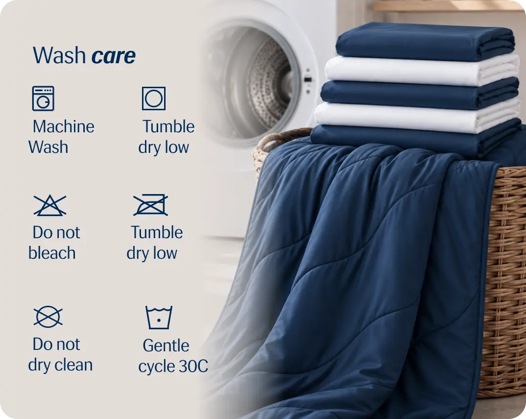 Evercool® Cooling Blanket Comforter - Midnight Blue