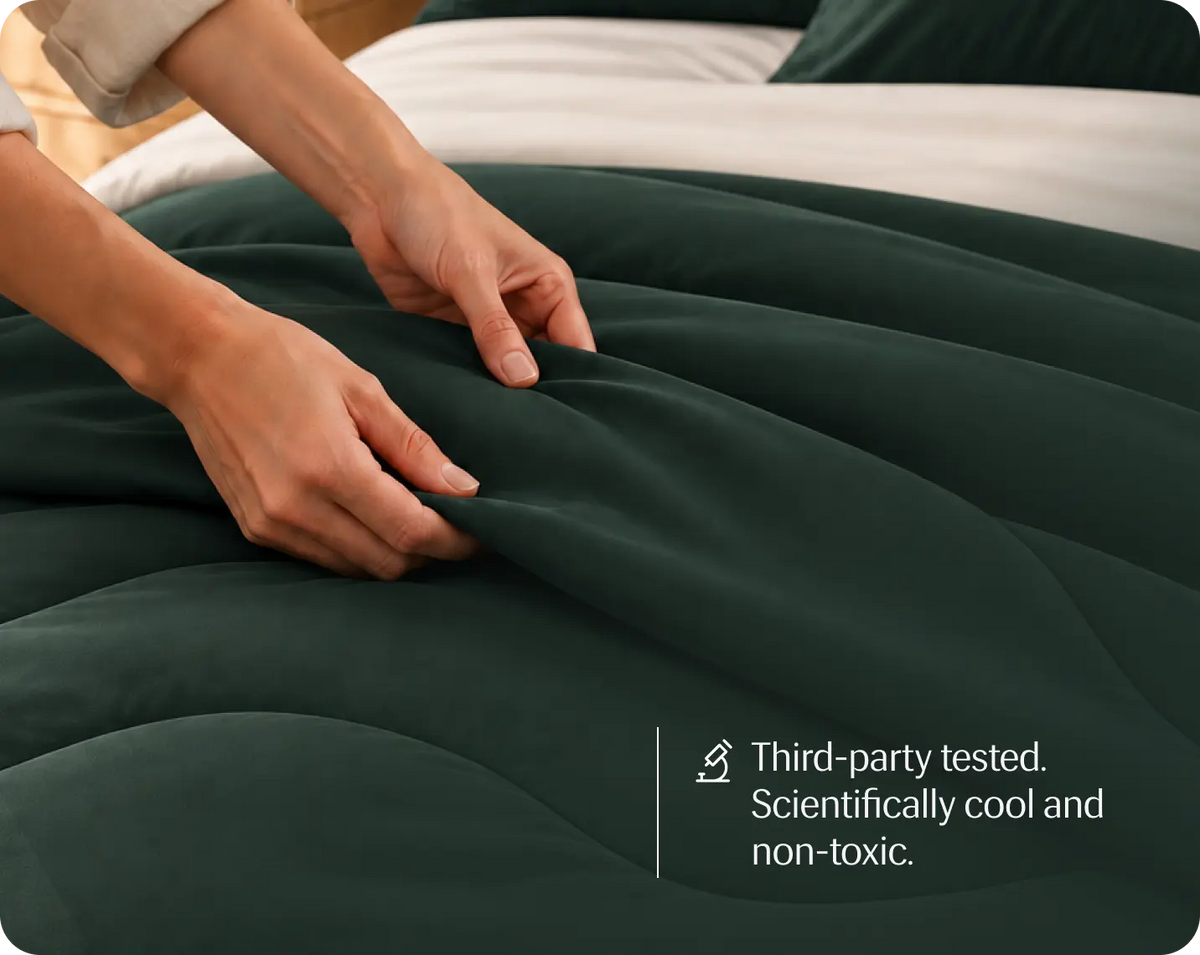 Evercool® Cooling Blanket Comforter - Nordic Green