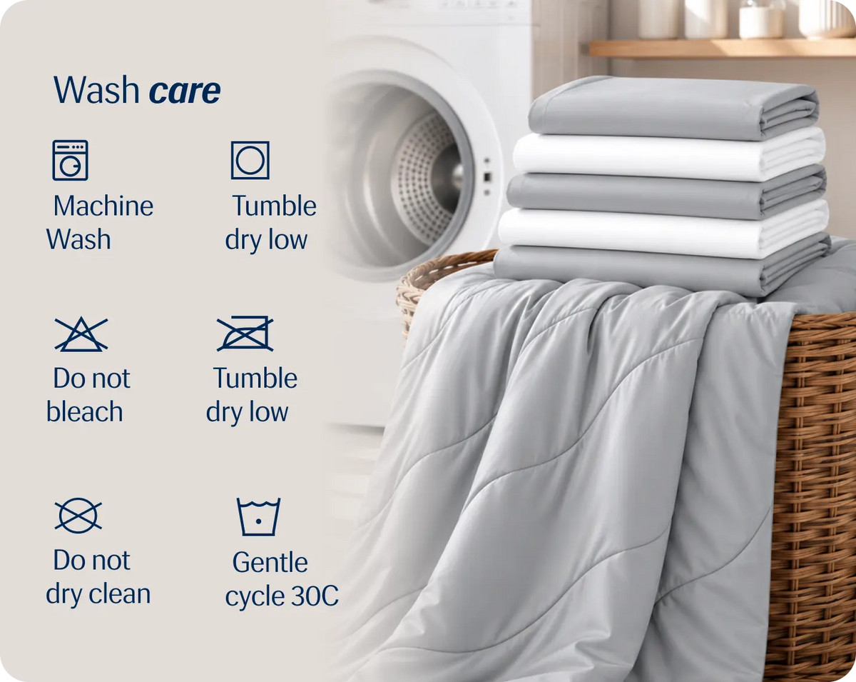 Evercool® Cooling Blanket Comforter - Cool Grey