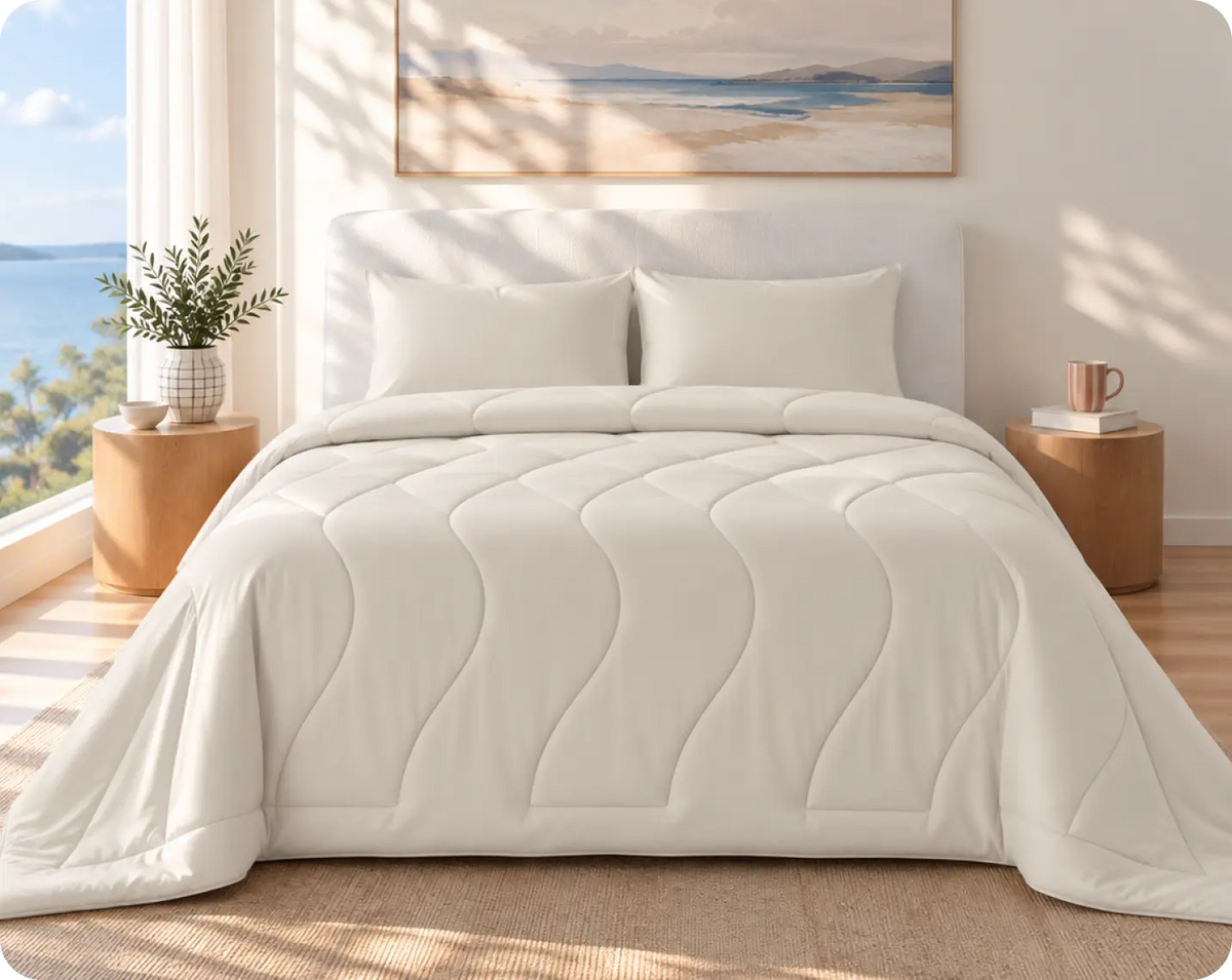 Evercool® Cooling Blanket Comforter - Snow Ivory